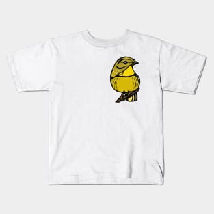 Pine Warbler Graphic Kids T-Shirt